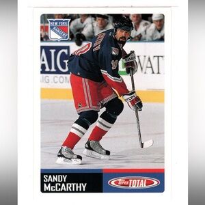 Sandy McCarthy - New York Rangers (NHL Hockey Card) 2002-03 Topps Total # 235